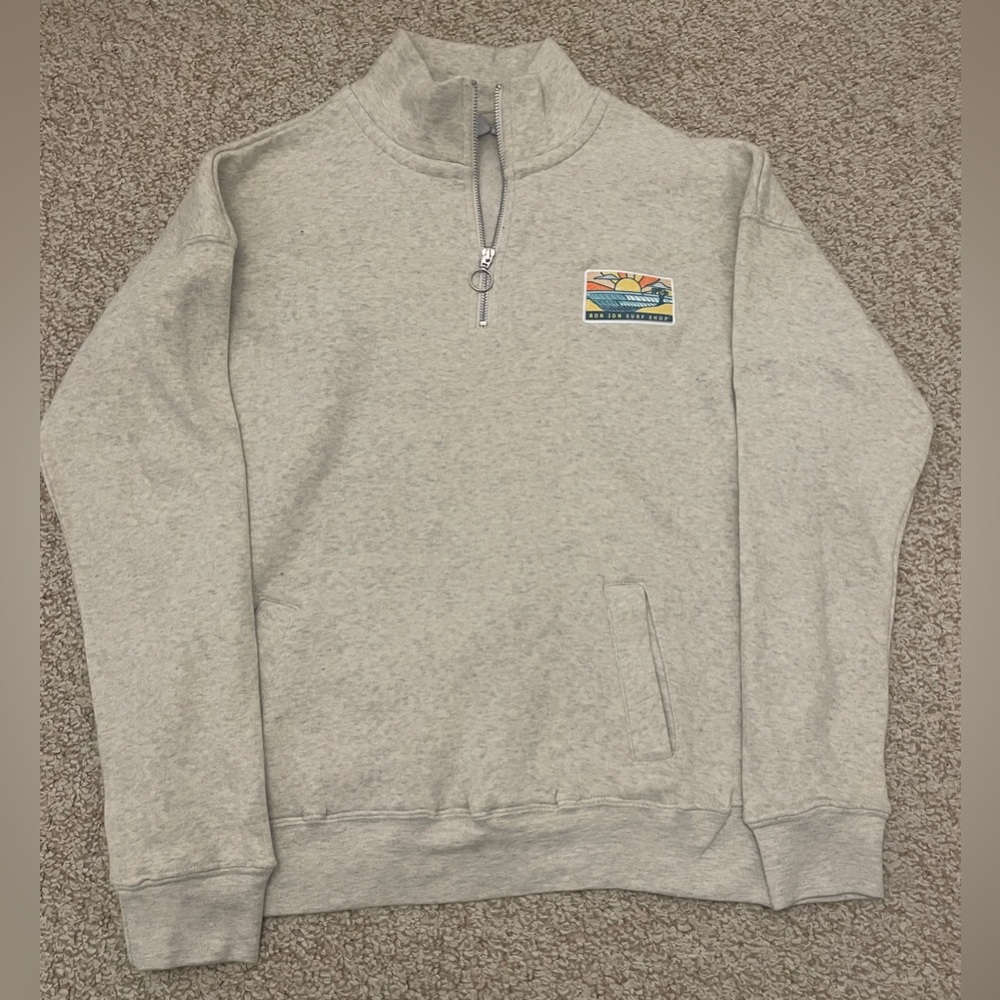 Ron John Surf Shop Half-Zip Sweater